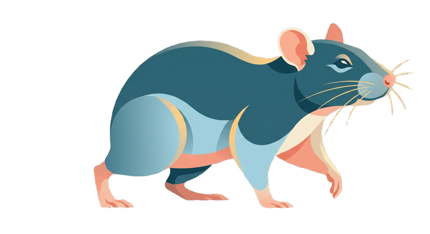 Illustration d'un rat